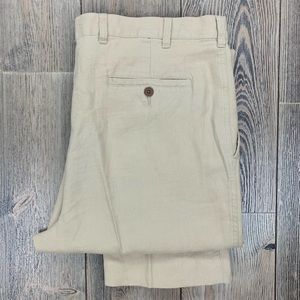 **SOLD** Jos. A. Bank 100% Linen Flat Front Pants